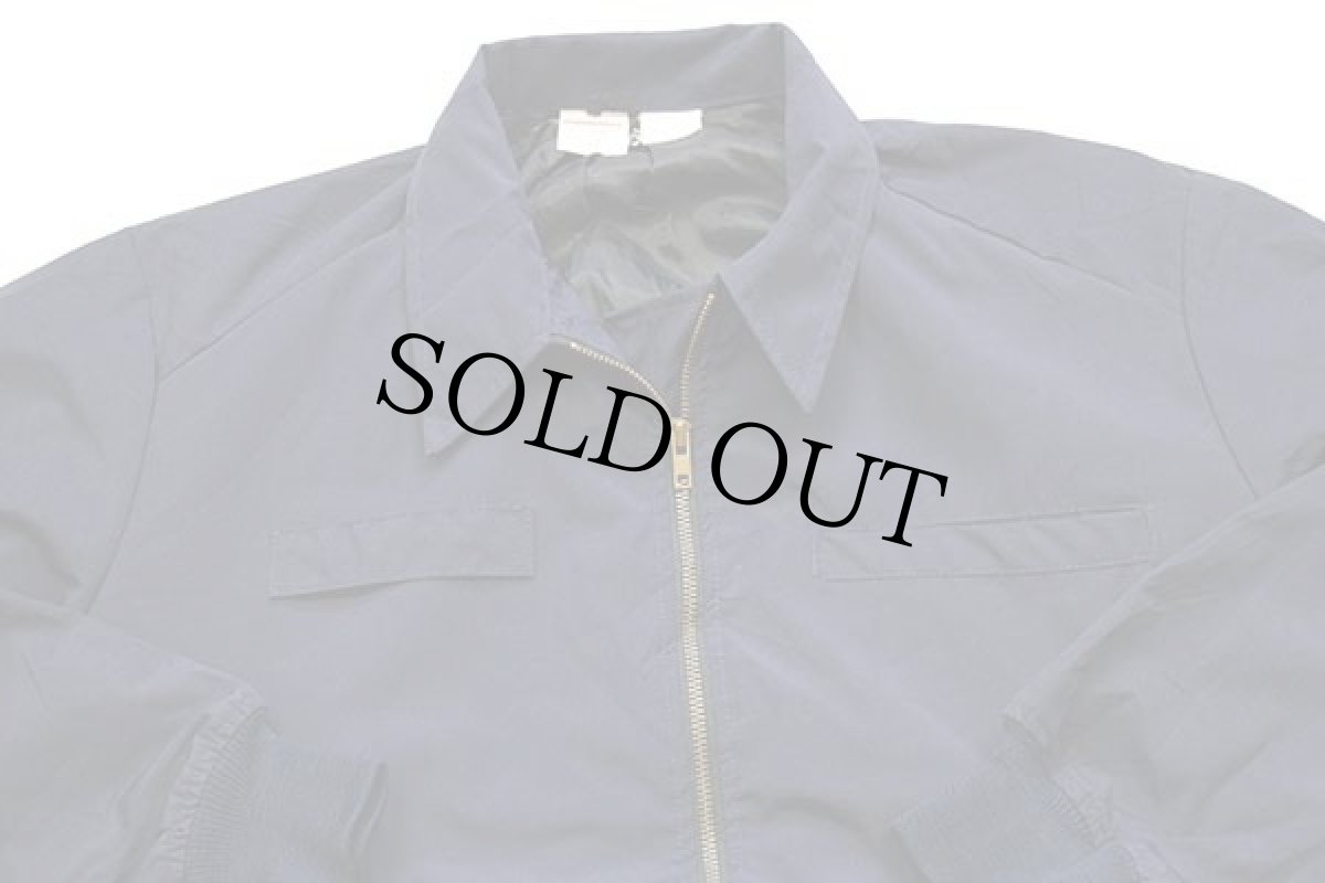 画像3: 80s USA製 UNITOG UNITED AIRLINES テープ付き ワークジャケット ナス紺 44-R (3)