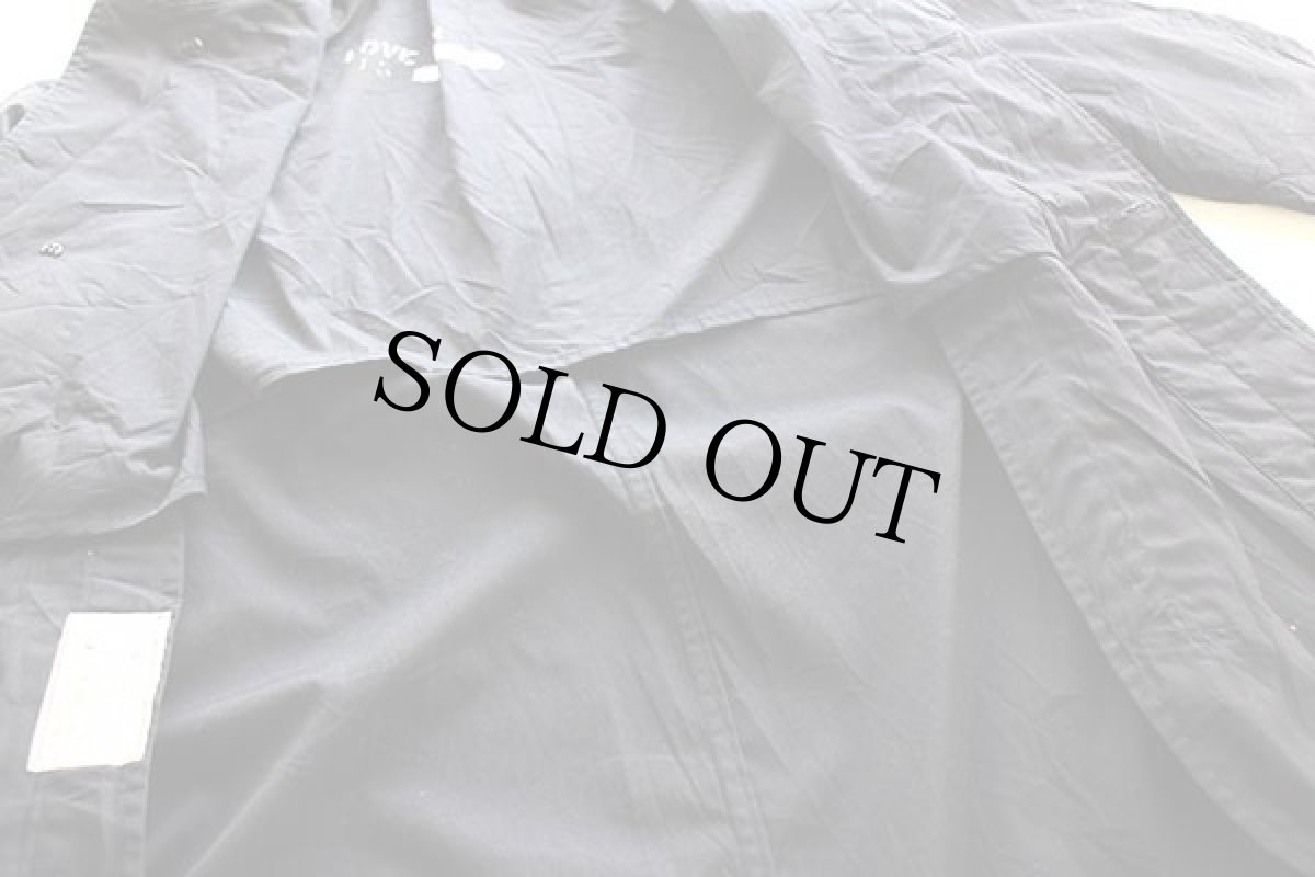 画像7: 70s 米軍 U.S.NAVY レインコート 黒★ステンカラー (7)