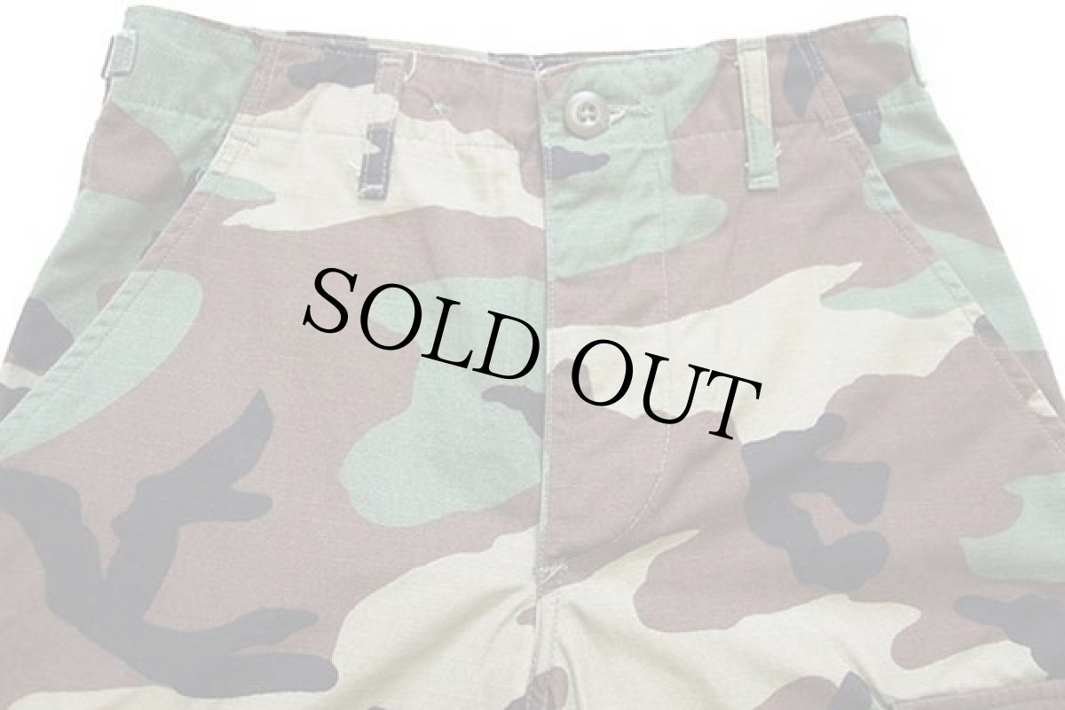 画像4: 00s 米軍 U.S.ARMY ウッドランドカモ BDU カーゴパンツ XS-S (4)