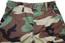 画像4: 00s 米軍 U.S.ARMY ウッドランドカモ BDU カーゴパンツ XS-S (4)