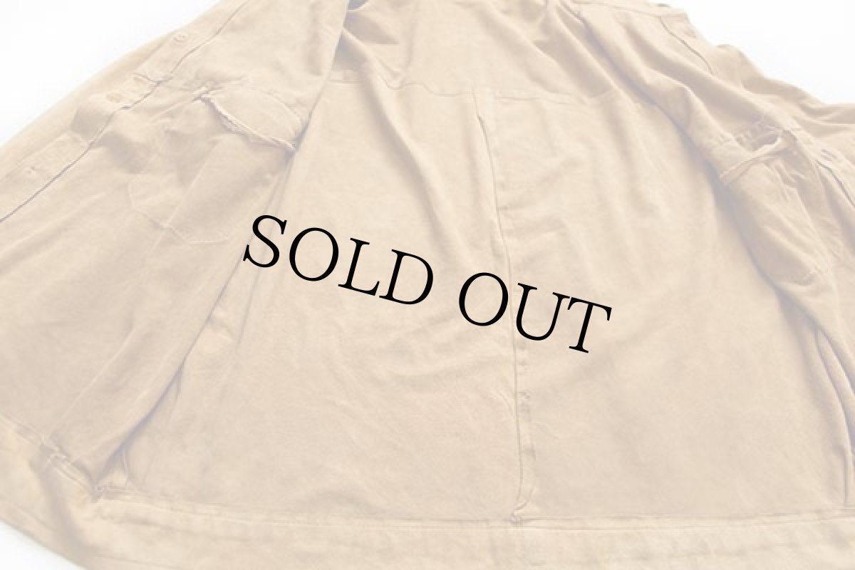 画像4: UNKNOWN ディアスキン スエード レザージャケット 茶 52 (4)