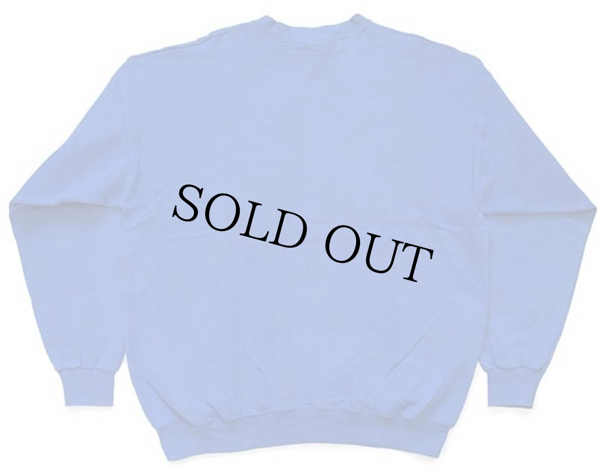 画像2: 90s USA製 SANTEE 無地 スウェット 青 XL★ブランク (2)