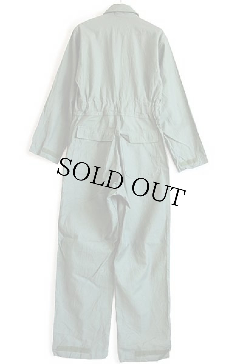 画像3: デッドストック★90s 米軍 U.S.ARMY コットンサテン ユーティリティ カバーオール オールインワン オリーブグリーン S★つなぎ (3)