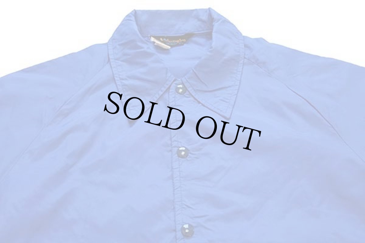 画像3: 70s USA製 Championチャンピオン ランタグ STUBNITZ SPRING ナイロン コーチジャケット 青 L (3)