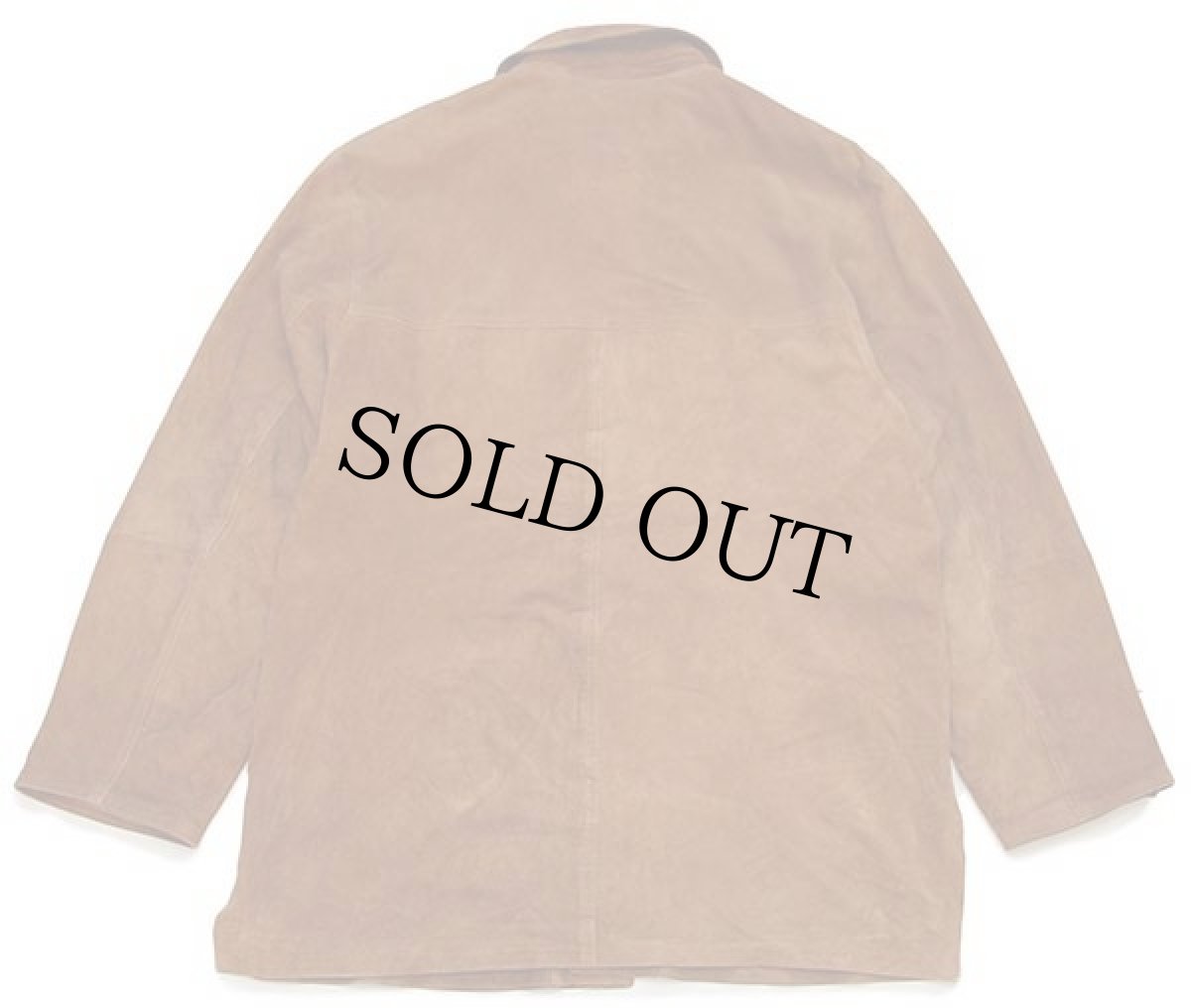 画像2: イタリア製 PITTI ディアスキン スエード レザージャケット 茶 S (2)