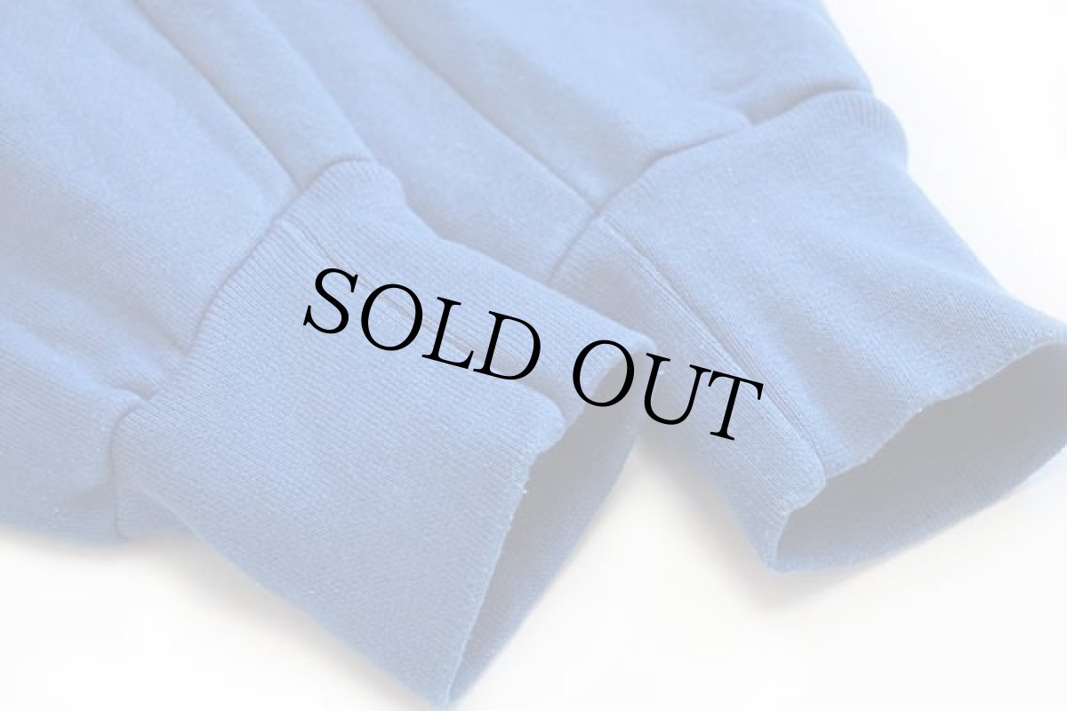 画像5: 90s USA製 SANTEE 無地 リバースウィーブ スウェット コバルトブルー M★ブランク (5)