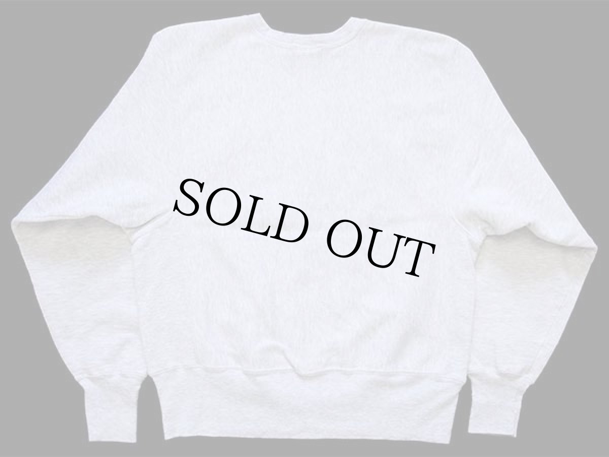 画像2: 00s メキシコ製 Championチャンピオン COLUMBIA リバースウィーブ スウェット 杢ライトグレー S (2)