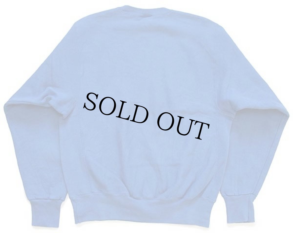 画像2: 90s USA製 SANTEE 無地 リバースウィーブ スウェット コバルトブルー M★ブランク (2)