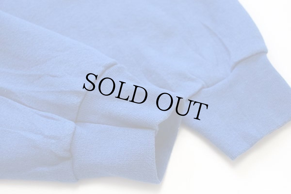 画像5: 90s USA製 SANTEE 無地 スウェット 青 XL★ブランク (5)