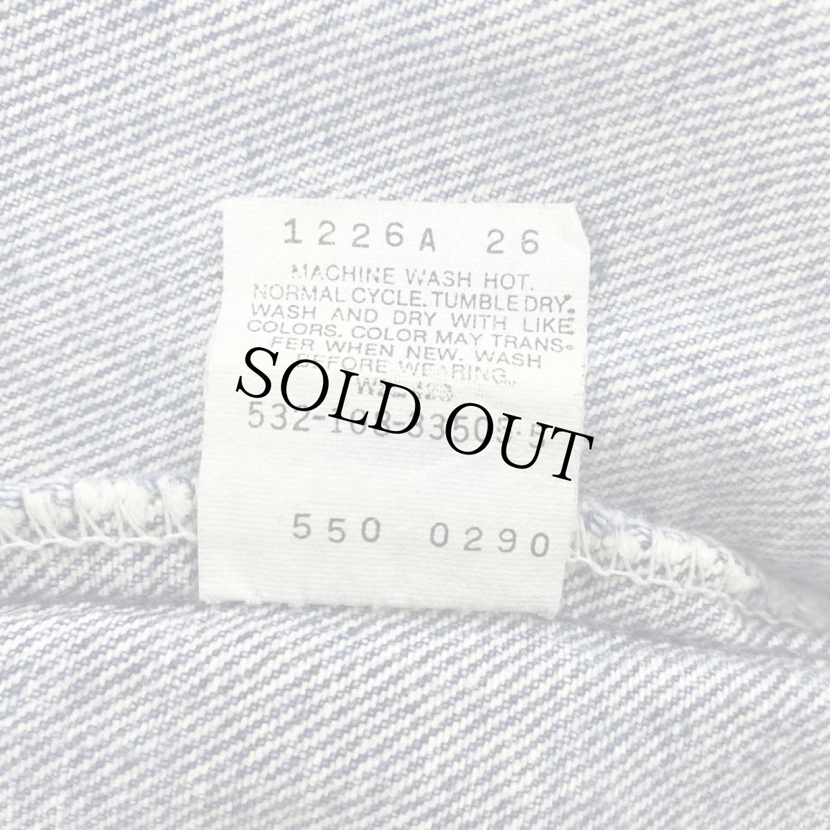 画像7: 80s USA製 Levi'sリーバイス 550 デニムパンツ w38 L32★SDP946 (7)