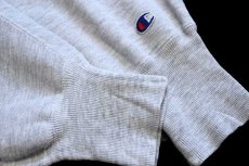 画像5: 90s メキシコ製 Championチャンピオン 無地 目無し リバースウィーブ スウェット 杢グレー L★ブランク (5)