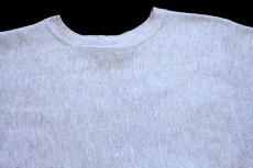 画像3: 90s USA製 Championチャンピオン 無地 目無し リバースウィーブ スウェット 杢グレー M★ブランク (3)