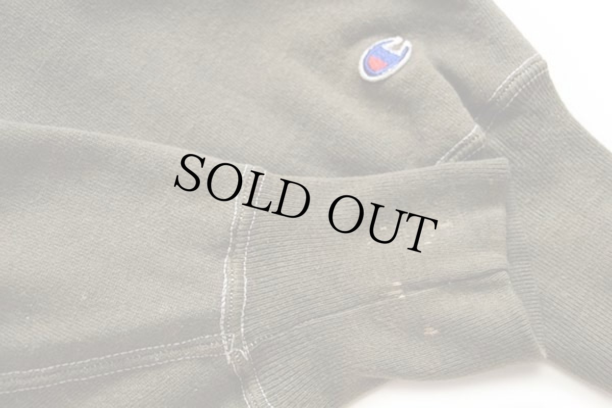 画像5: 90s メキシコ製 Championチャンピオン 無地 目無し リバースウィーブ スウェット 後染め オリーブ M★ブランク (5)