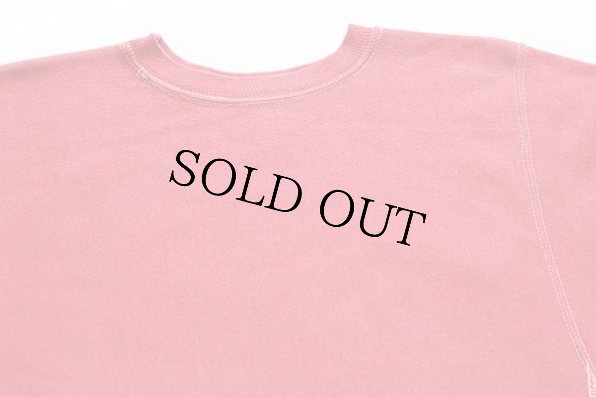 画像3: 90s メキシコ製 Championチャンピオン 無地 目無し リバースウィーブ スウェット 後染め 杢レッド M★ブランク (3)