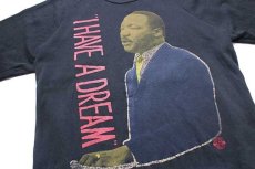 画像3: 80s USA製 ''I HAVE A DREAM'' Martin Luther King キング牧師 両面＆ラメプリント スウェット 黒 XL (3)