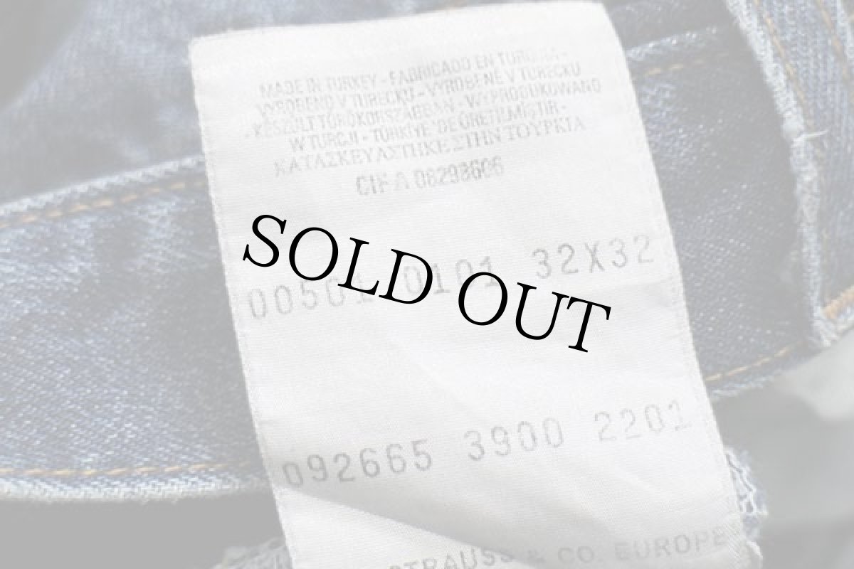 画像7: 00s トルコ製 Levi'sリーバイス 501 デニムパンツ ヒゲ w32 L32★SDP1824 ユーロ (7)