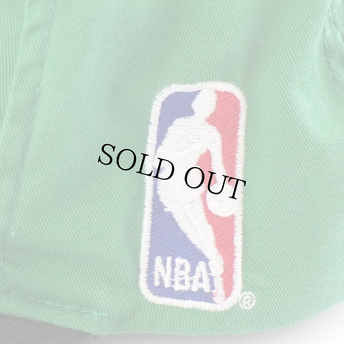 画像7: 90s STARTERスターター NBA BOSTON CELTICS ロゴ刺繍 ツートン 切り替え キャップ 緑×黒 (7)