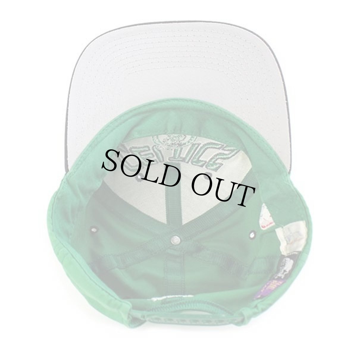 画像4: 90s STARTERスターター NBA BOSTON CELTICS ロゴ刺繍 ツートン 切り替え キャップ 緑×黒 (4)