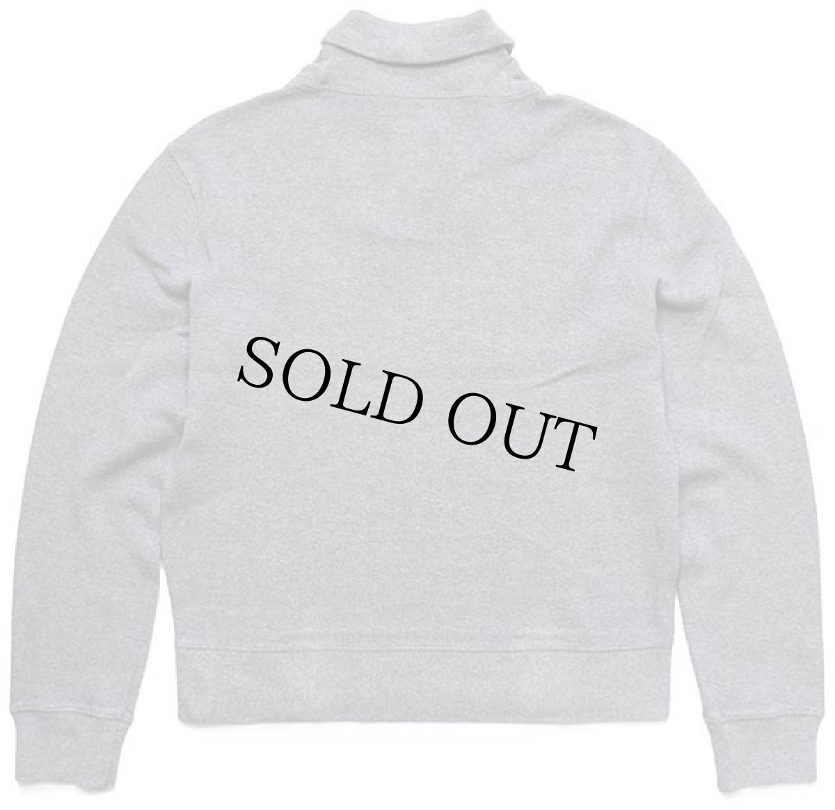 画像2: 00s ポロ ラルフローレン ワンポイント ショールカラー コットン ニット スウェット ごま塩 M (2)