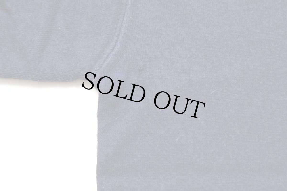 画像6: 90s カナダ製 キャット ハンドペイント アート スウェット 紺 M (6)