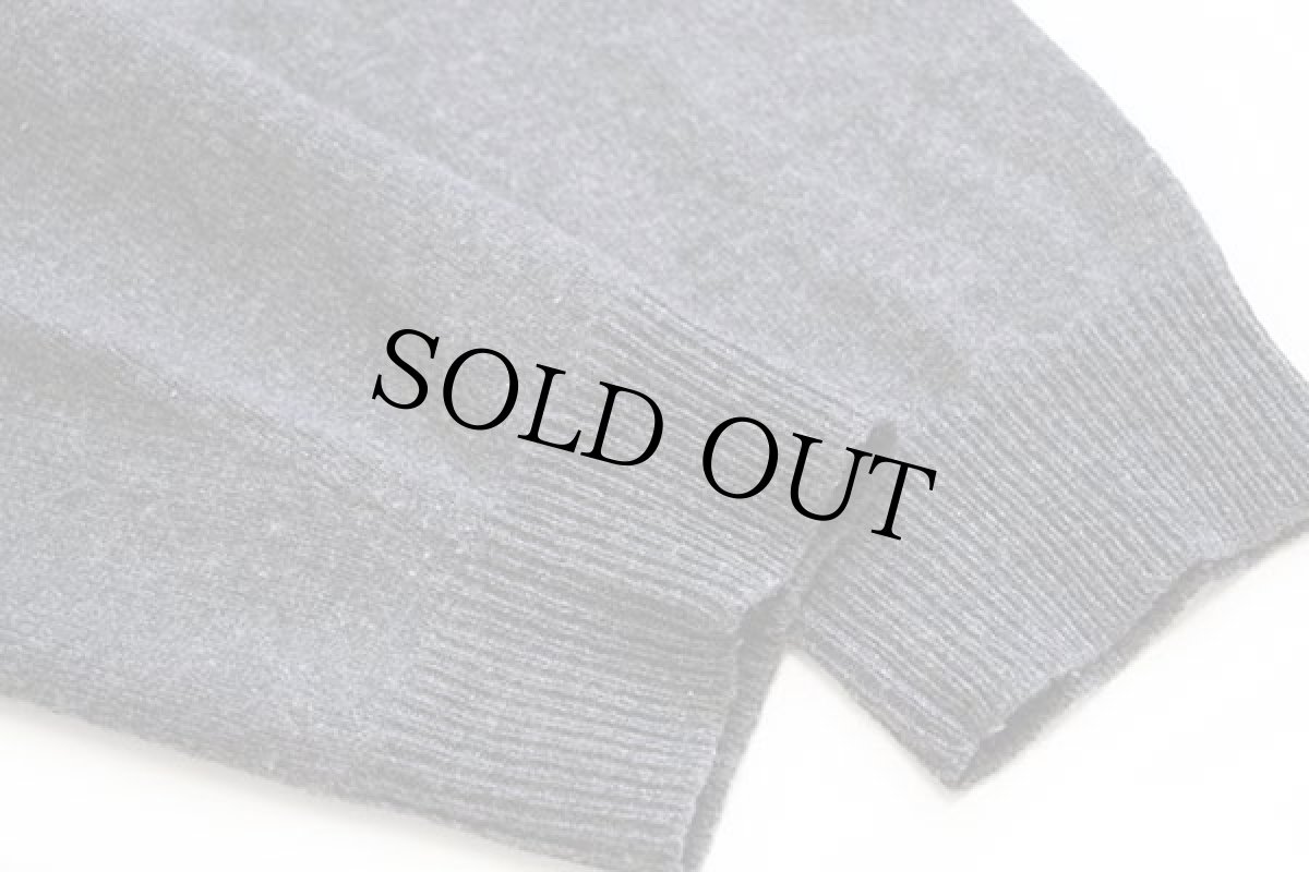 画像6: ポロ ラルフローレン ワンポイント Vネック ラムウールニット セーター グレー XL (6)