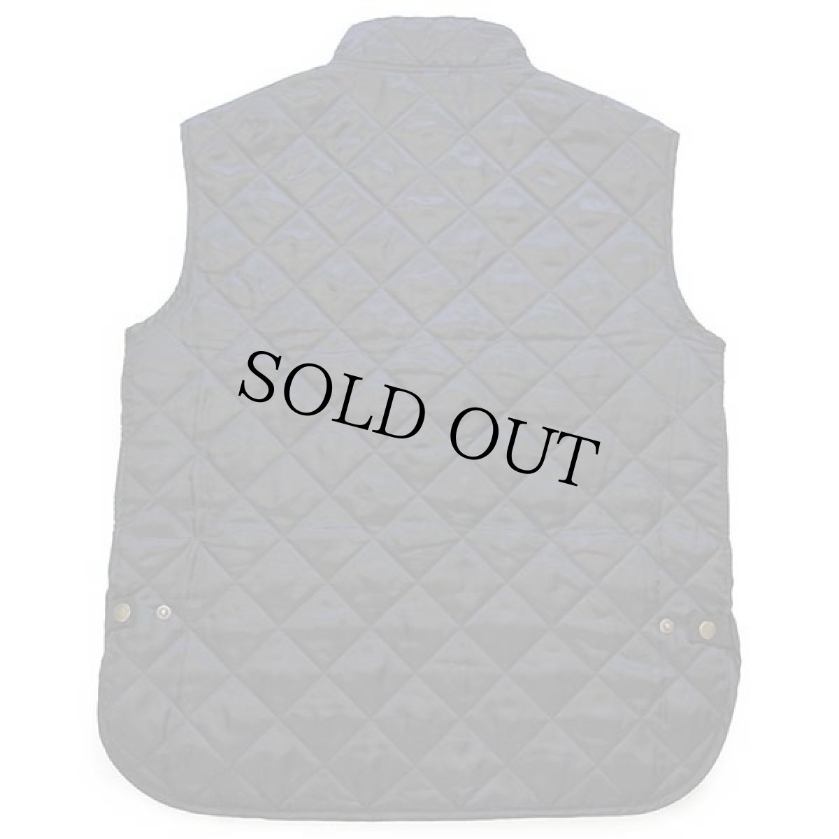 画像2: イタリア製 Belstaffベルスタッフ スタンドカラー VALTHERM ナイロン キルティングベスト 黒 44 (2)