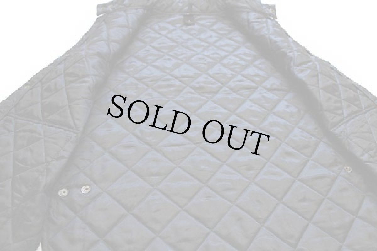 画像6: イタリア製 Belstaffベルスタッフ スタンドカラー VALTHERM ナイロン キルティングベスト 黒 44 (6)