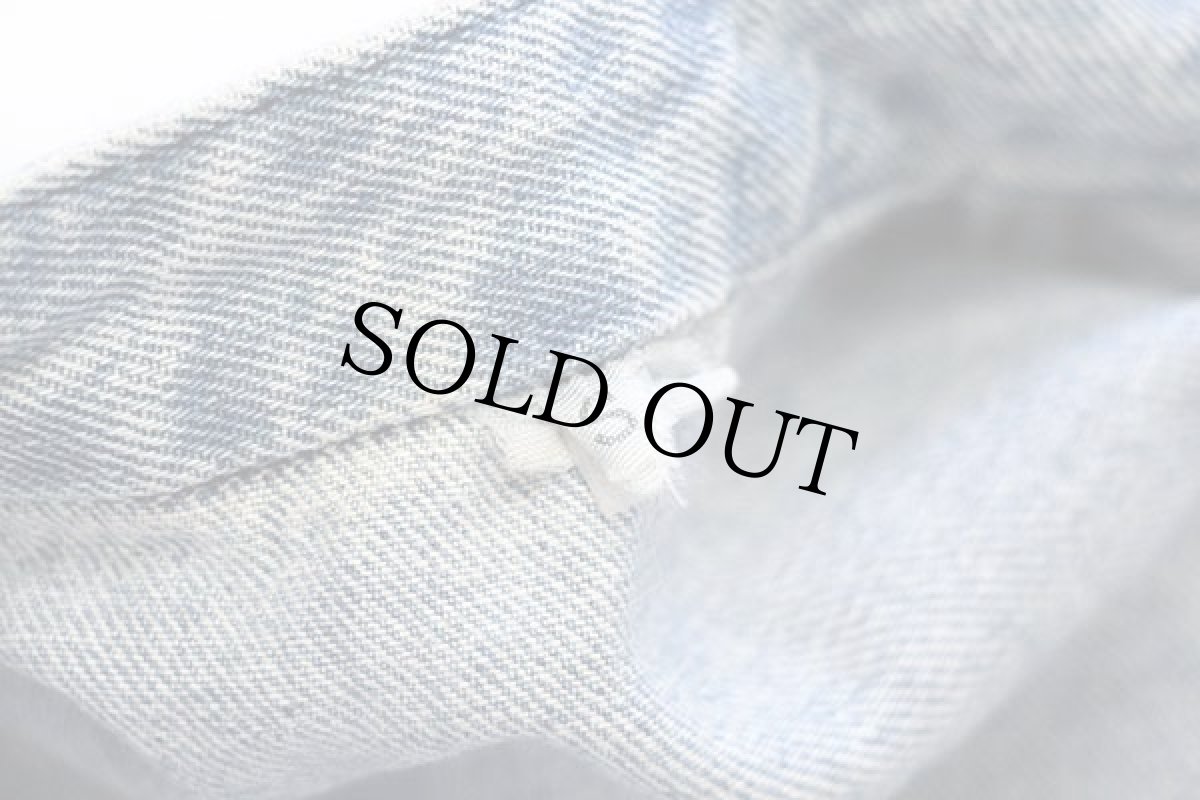 画像4: 80s the best! バンドカラー デニムベスト S (4)