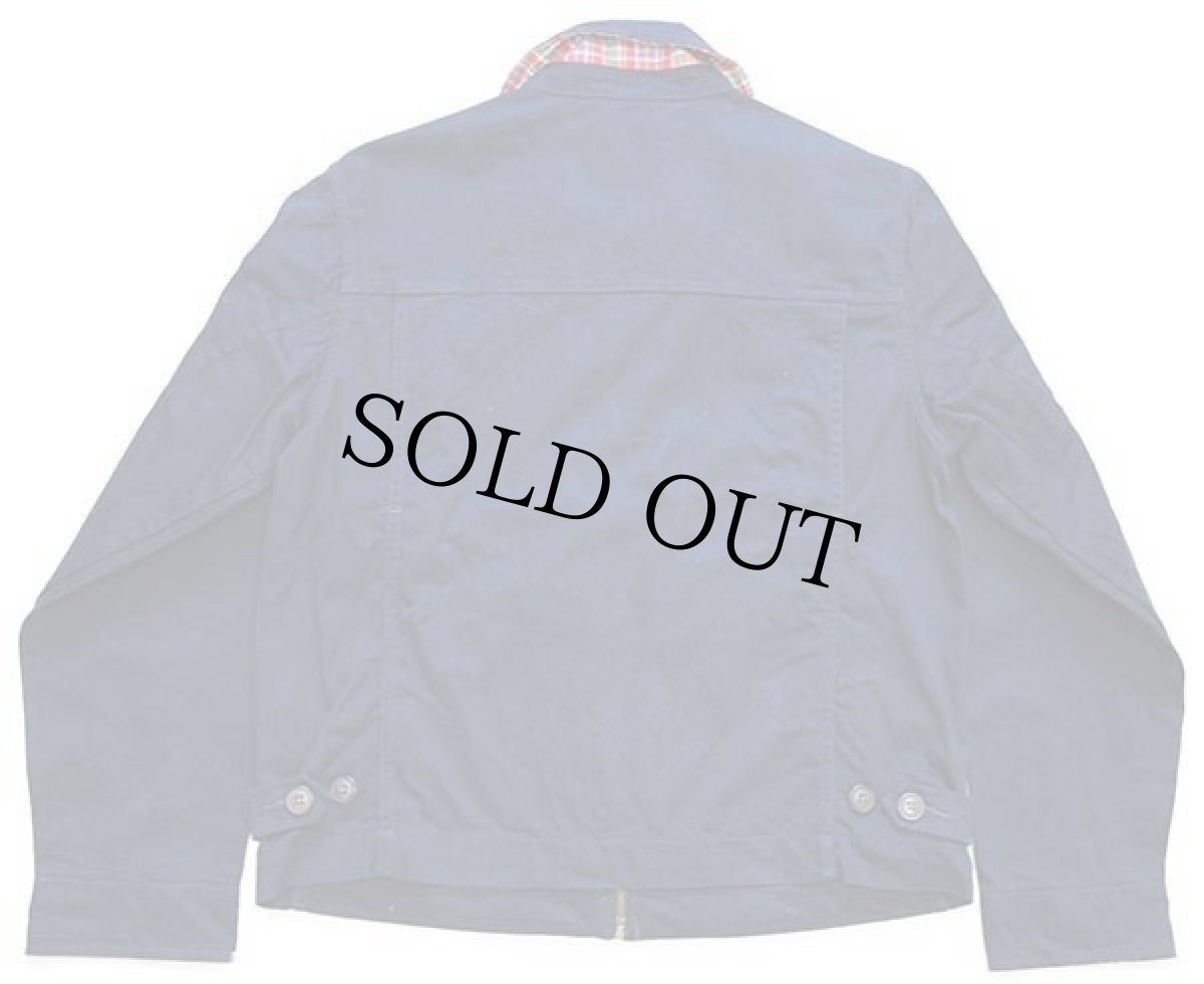 画像2: ポロ ラルフローレン ワンポイント チンスト付き コットンジャケット 紺 ボーイズM (2)