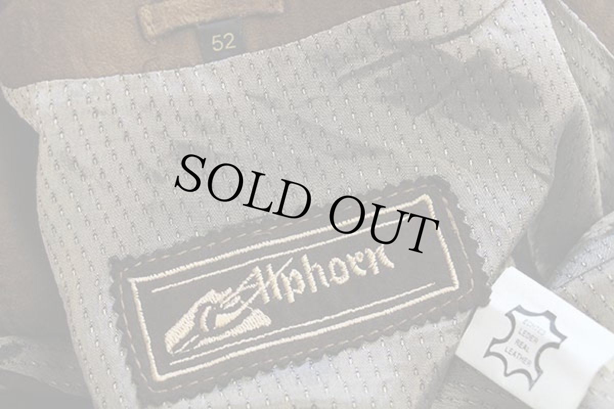 画像4: Alphorn 刺繍入り ツートン 切り替え チロリアン ディアスキン スエード レザーベスト 52 (4)