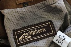 画像4: Alphorn 刺繍入り ツートン 切り替え チロリアン ディアスキン スエード レザーベスト 52 (4)