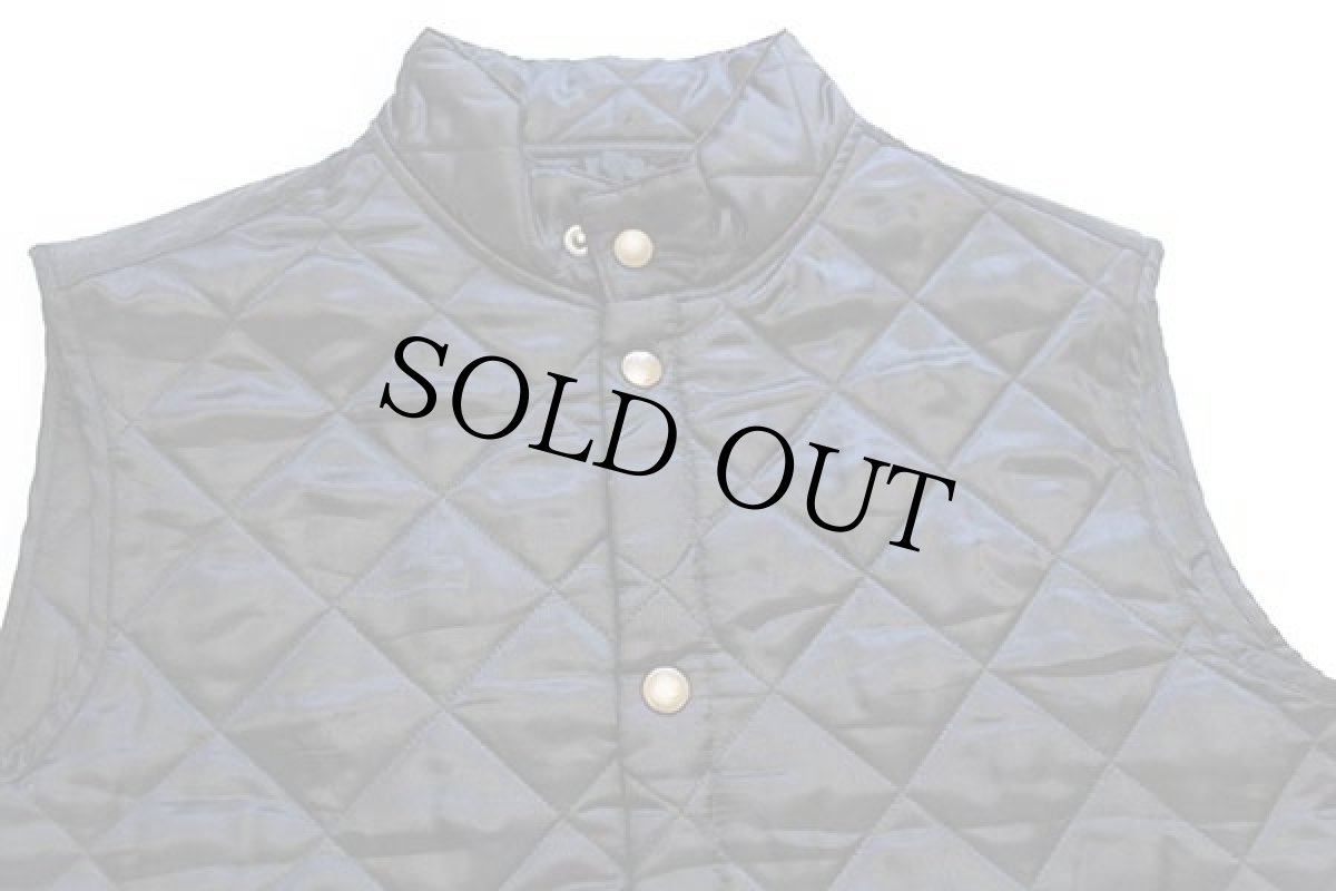 画像3: イタリア製 Belstaffベルスタッフ スタンドカラー VALTHERM ナイロン キルティングベスト 黒 44 (3)