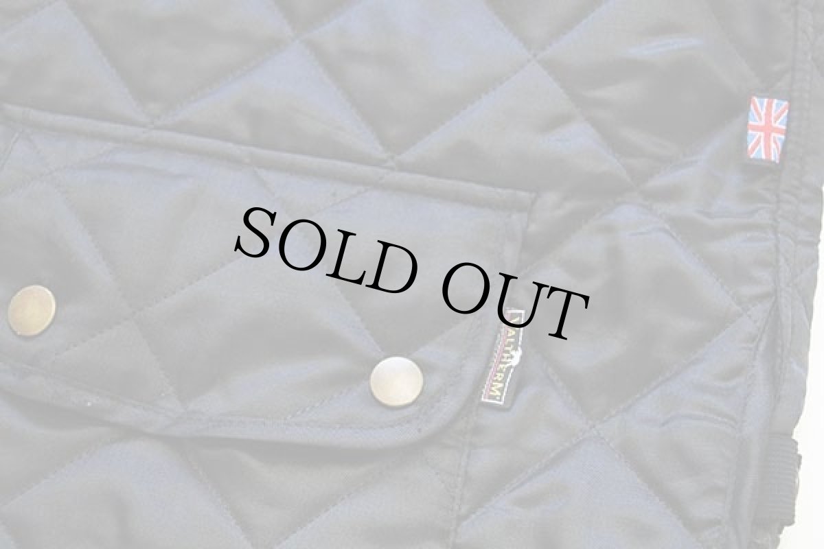 画像5: イタリア製 Belstaffベルスタッフ スタンドカラー VALTHERM ナイロン キルティングベスト 黒 44 (5)