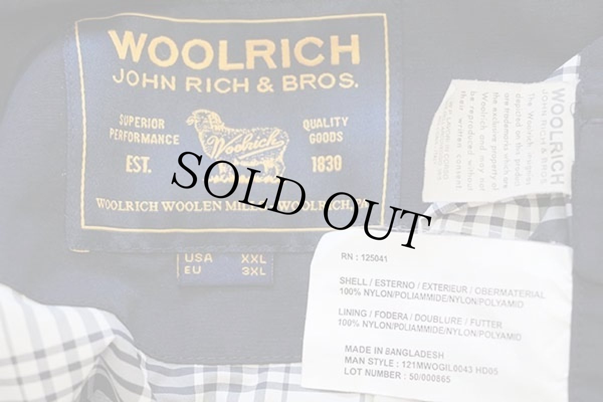 画像5: WOOLRICH JOHN RICH&BROS ウールリッチ タータンチェックライナー ナイロンベスト 濃紺 XXL★特大 (5)