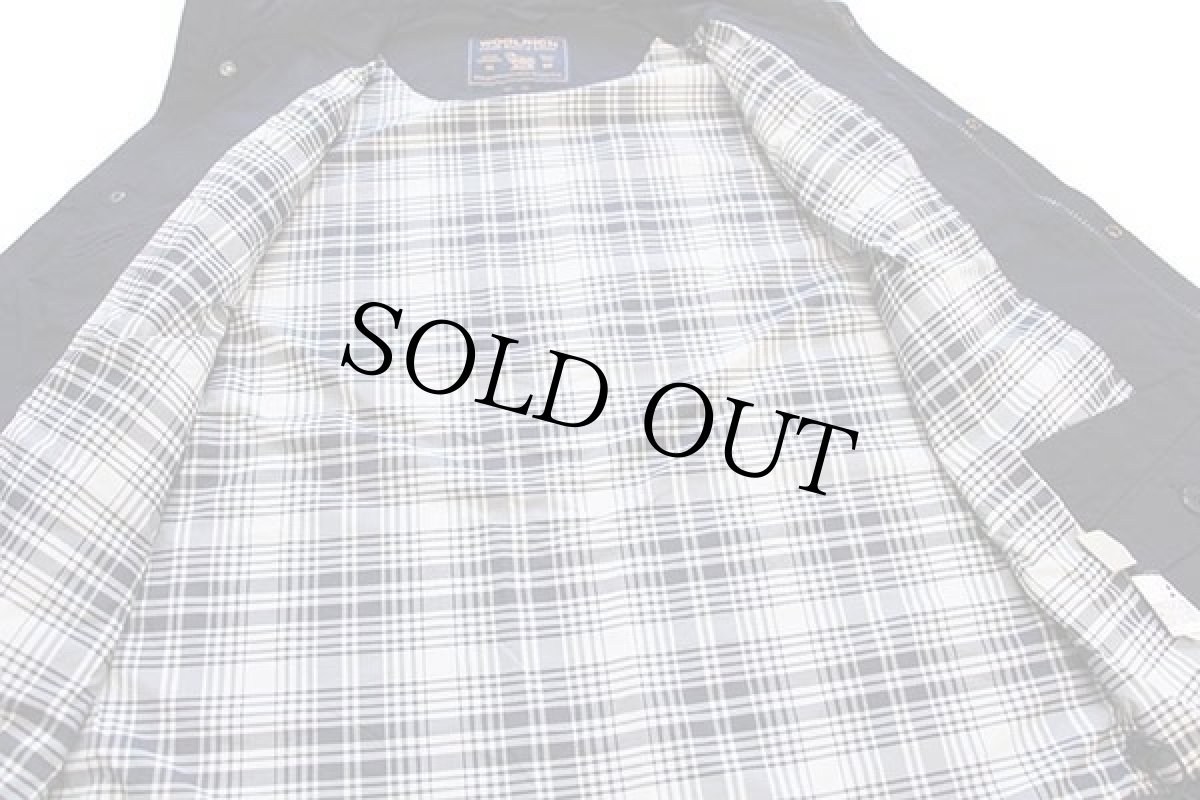 画像6: WOOLRICH JOHN RICH&BROS ウールリッチ タータンチェックライナー ナイロンベスト 濃紺 XXL★特大 (6)