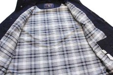 画像6: WOOLRICH JOHN RICH&BROS ウールリッチ タータンチェックライナー ナイロンベスト 濃紺 XXL★特大 (6)