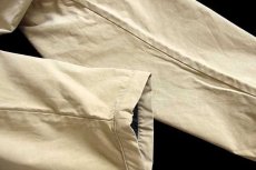 画像8: COTTON'S INDUSTRIES チンスト付き コットン混 ファイヤーマンコート タン L★ジャケット (8)