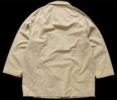 画像2: COTTON'S INDUSTRIES チンスト付き コットン混 ファイヤーマンコート タン L★ジャケット (2)
