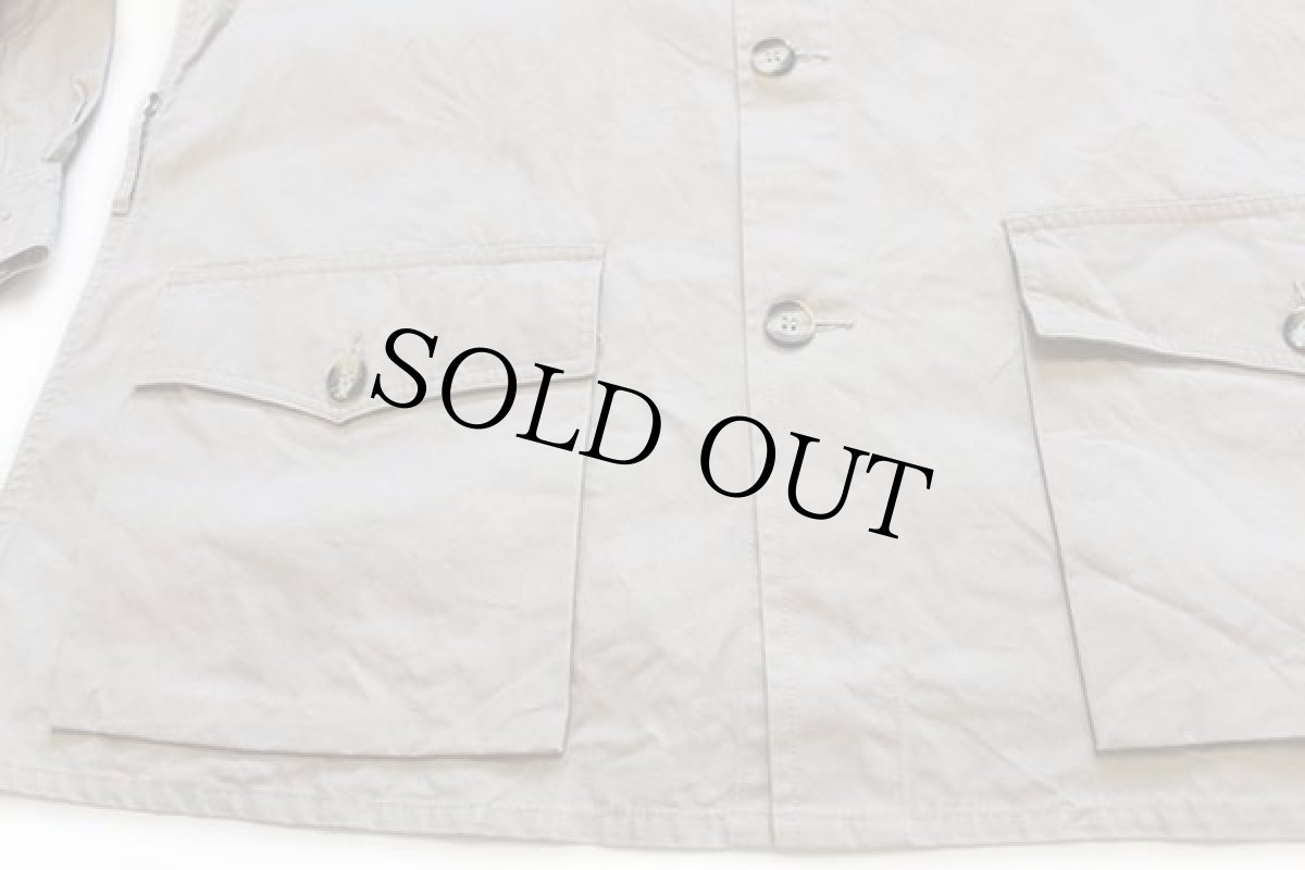 画像5: 80s BANANA REPUBLICバナナリパブリック コットンポプリン サファリジャケット ベージュ 46 (5)