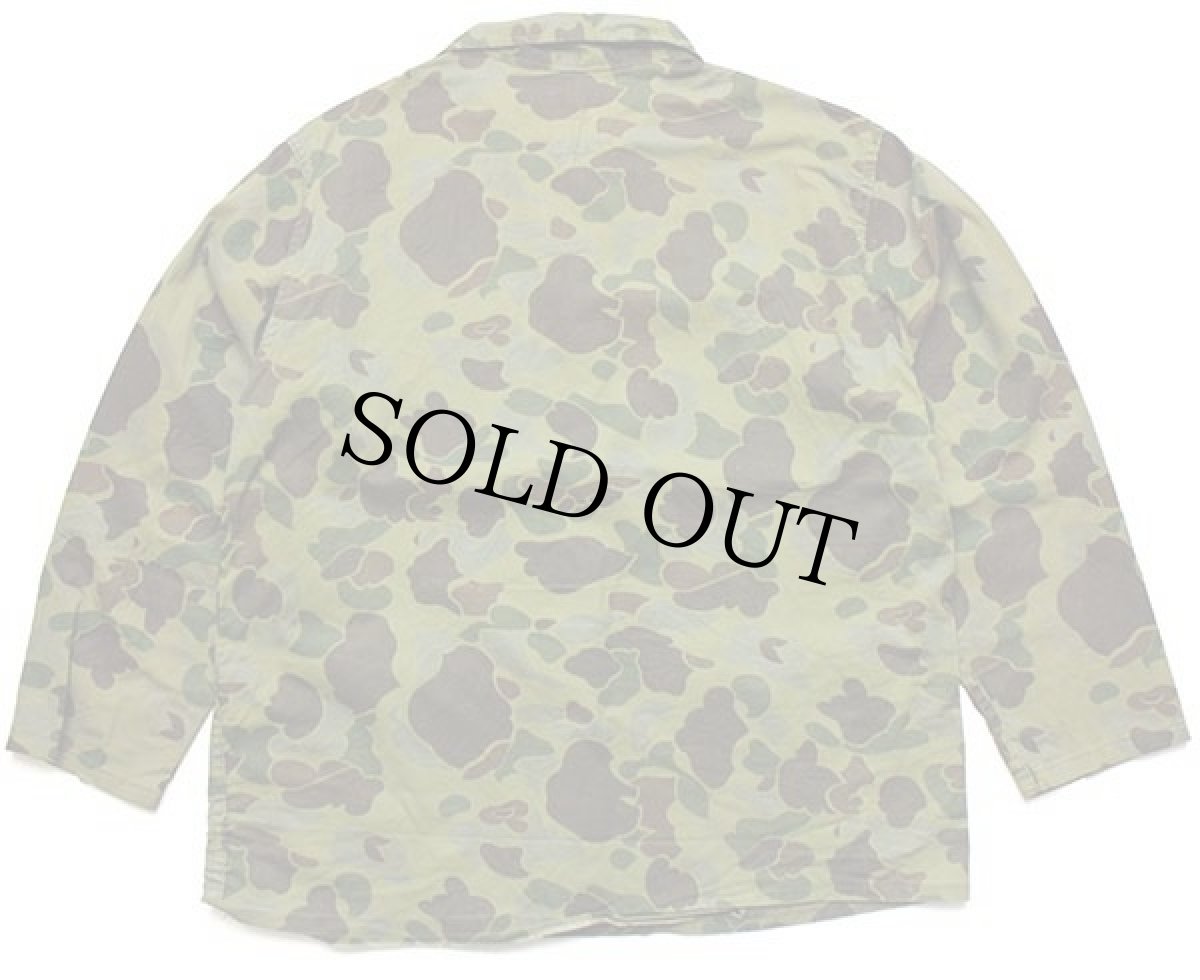 画像2: 70s USA製 KAMO ダックハンターカモ コットン ハンティングジャケット L (2)