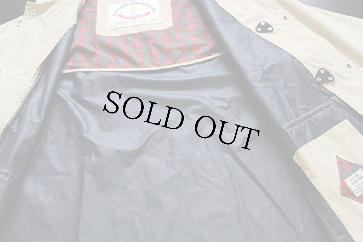 画像6: COTTON'S INDUSTRIES チンスト付き コットン混 ファイヤーマンコート タン L★ジャケット (6)