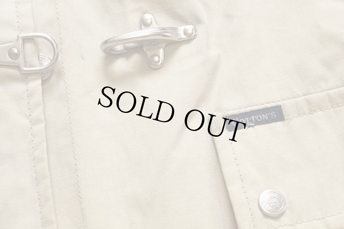 画像7: COTTON'S INDUSTRIES チンスト付き コットン混 ファイヤーマンコート タン L★ジャケット (7)