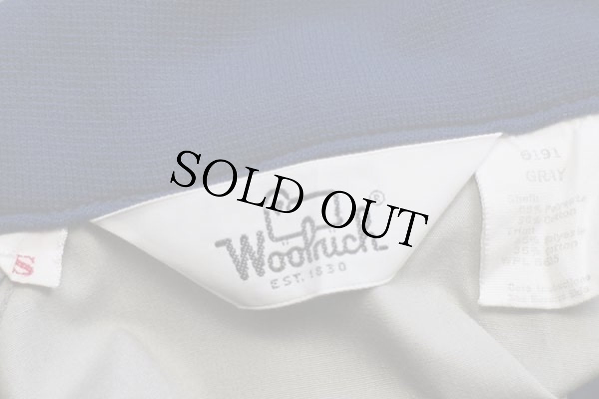 画像5: 70s Woolrichウールリッチ ツートン ハイネック ハーフジップ プルオーバージャケット グレー×紺 S (5)