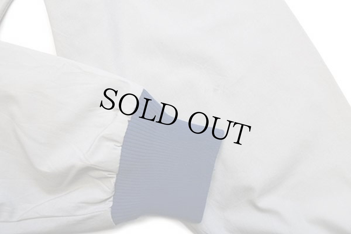 画像6: 70s Woolrichウールリッチ ツートン ハイネック ハーフジップ プルオーバージャケット グレー×紺 S (6)