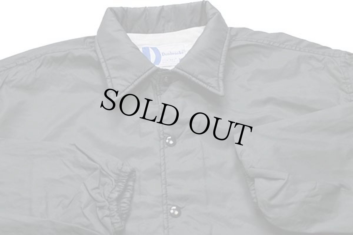 画像3: 90s USA製 Dunbrooke Pla-Jac 無地 ナイロン コーチジャケット 黒 XL (3)