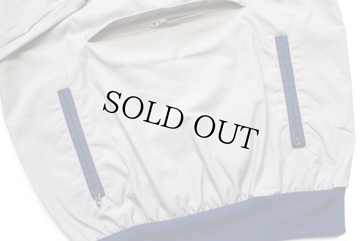 画像4: 70s Woolrichウールリッチ ツートン ハイネック ハーフジップ プルオーバージャケット グレー×紺 S (4)