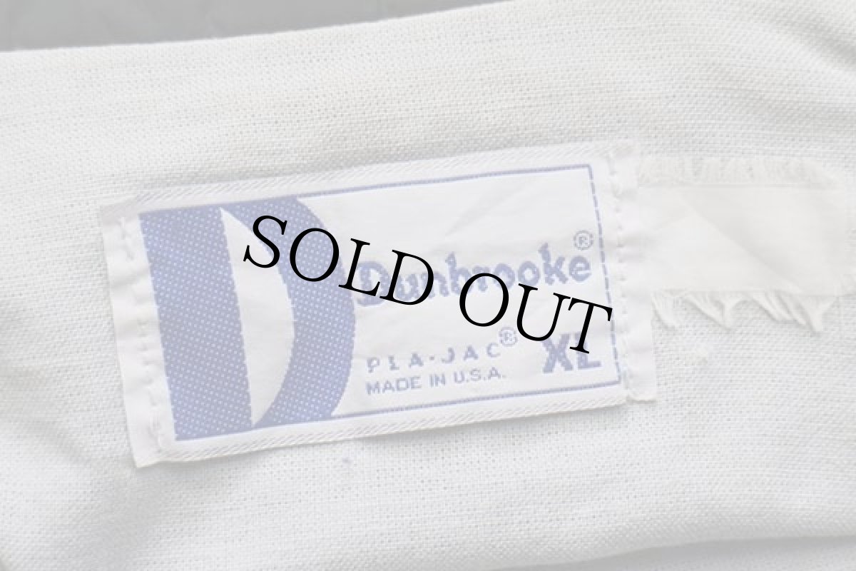 画像4: 90s USA製 Dunbrooke Pla-Jac 無地 ナイロン コーチジャケット 黒 XL (4)