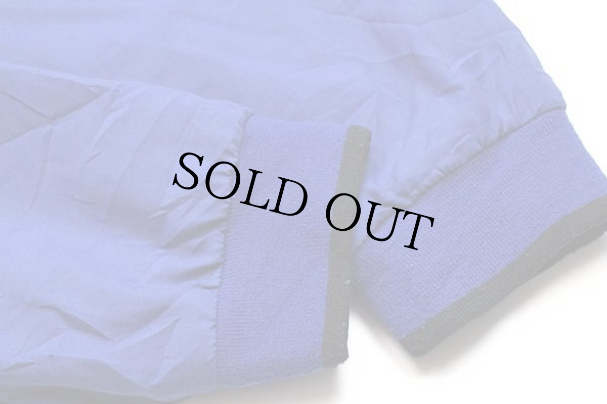 画像8: 00s EddieBauerエディーバウアー EBTEK ロゴ刺繍 Vネック プルオーバー ナイロンジャケット 青 L (8)