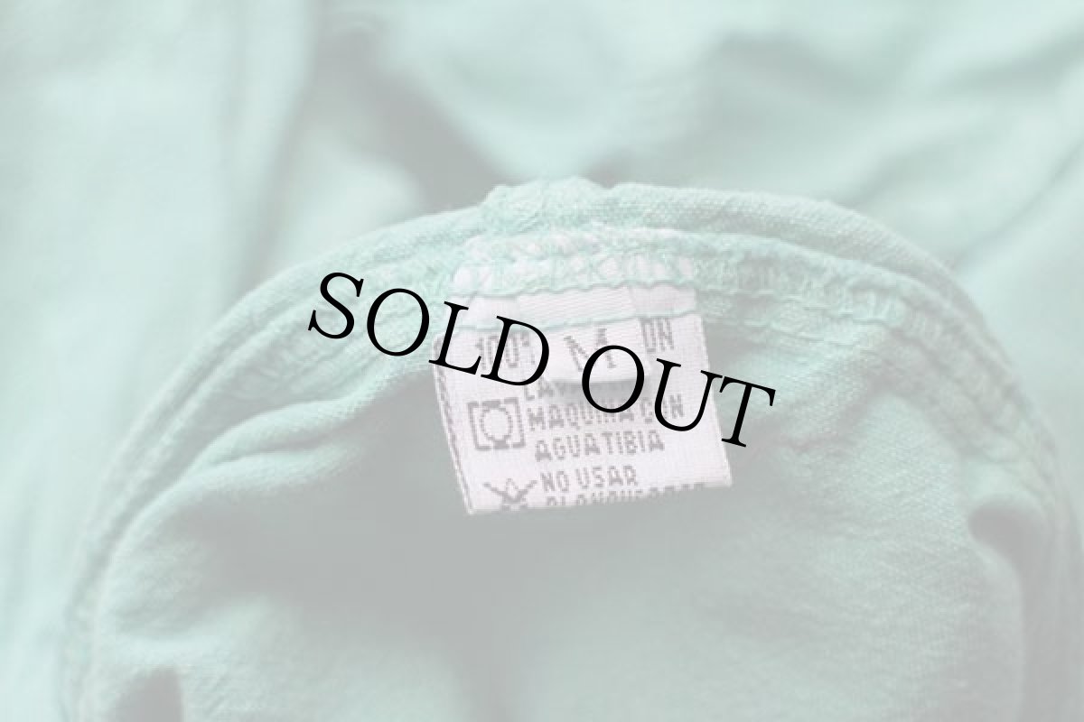 画像4: メキシコ製 LOS ALGODONES,B.C. MEXICO ココペリ コットンパーカー エメラルドグリーン M (4)