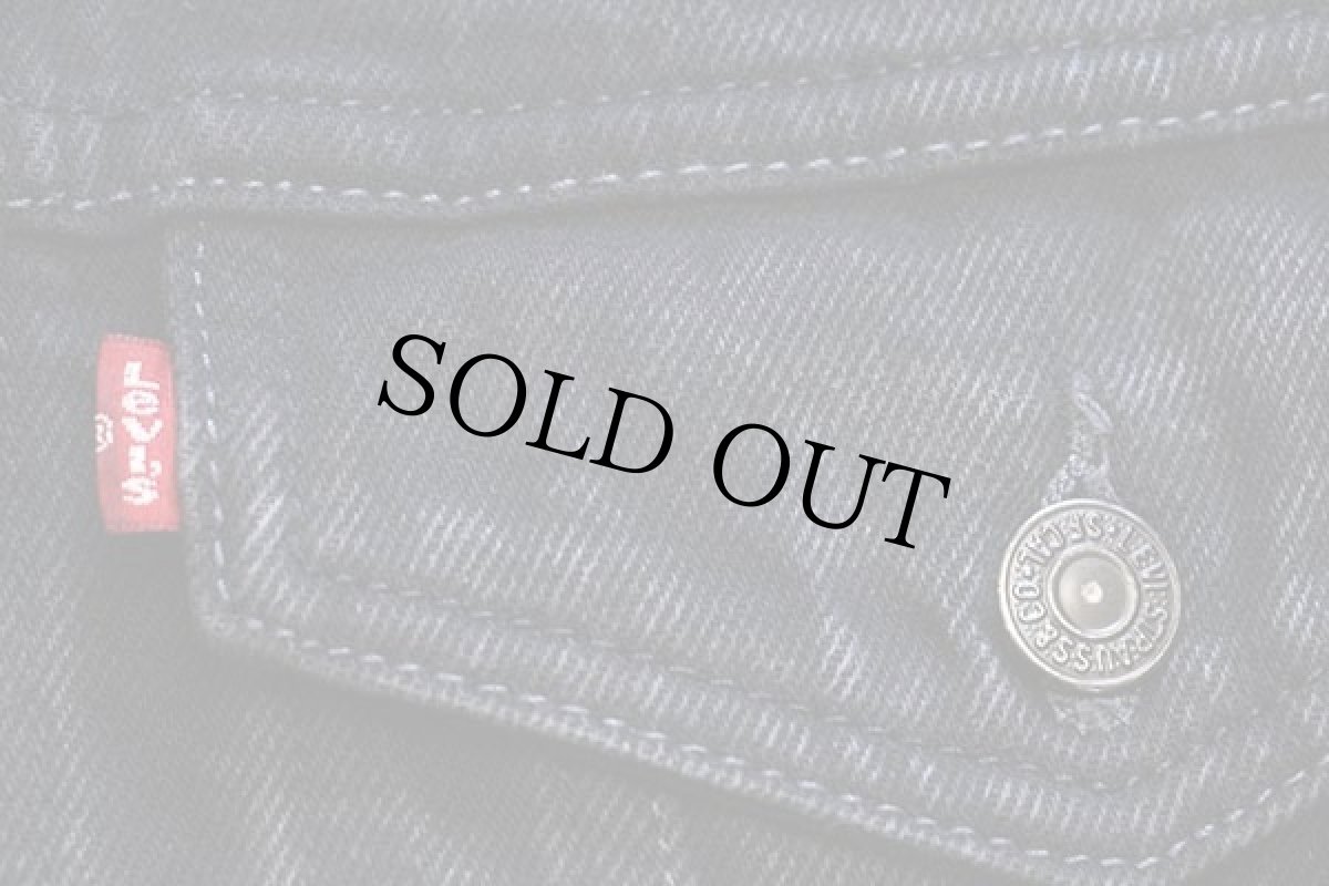 画像5: 00s メキシコ製 Levi'sリーバイス 70589 ブラック デニムジャケット 4ポケット XXL★特大 (5)